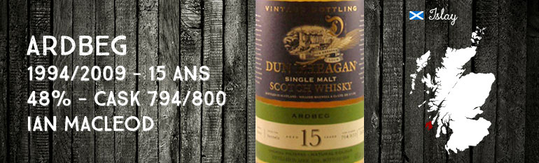 Ardbeg 1994/2009 – 15yo – 48 % – Cask 794/800 – Ian MacLeod Dun Bheagan