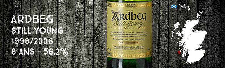 Ardbeg Still Young 1998/2006 – 8yo – 56,2 % – OB