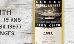 Glen Keith 1990/2009 - 19yo - 52,9 % - Cask 13677 - Part Des Anges Closed Distilleries