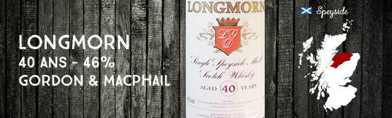 Longmorn – 40yo – 46 % – Gordon & MacPhail
