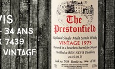 Ben Nevis 1975/2009 – 34yo - 63 % - Cask 7439 - Signatory Vintage The Prestonfield