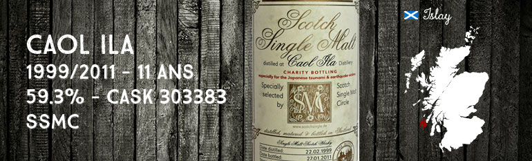 Caol Ila 1999/2011 – 11yo – 59,3 % – Cask 303383 – Scotch Single Malt Circle