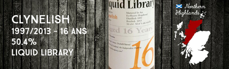 Clynelish 1997/2013 – 16yo – 50,4 % – The Whisky Agency Liquid Library
