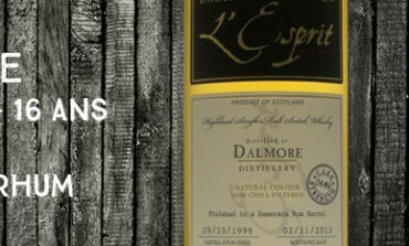 Dalmore 1996/2012 - 16yo - 54,4 % - Cask 9092/58 - Whisky & Rhum l'Esprit