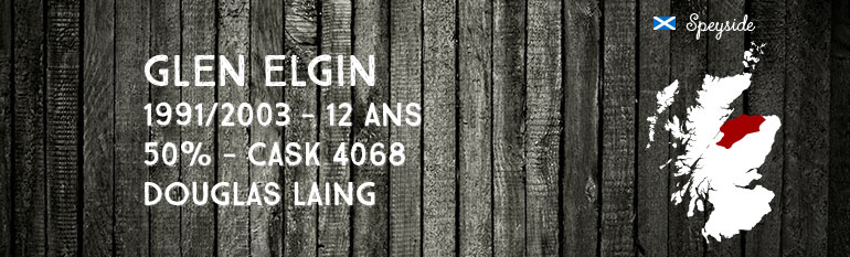 Glen Elgin 1991/2003 – 12yo – 50 % – Cask 4068 – Douglas Laing Old Malt Cask