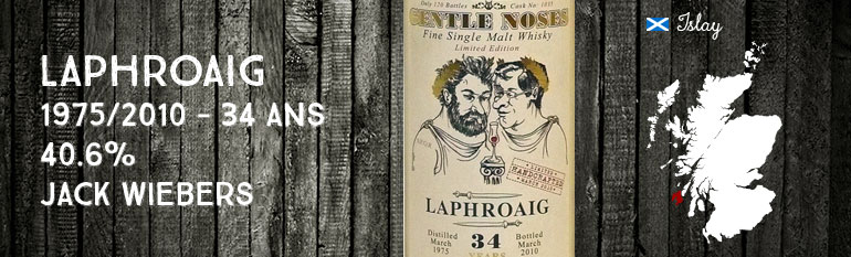 Laphroaig 1975/2010 – 34yo – 40,6 % – Cask 1035 – Jack Wiebers World Whisky Gentle Noses