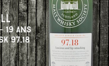 Littlemill 1990/2009 - 19yo  - 57,4 % - Scotch Malt Whisky Society - Cask 97.18 "Luscious and lip-smacking"