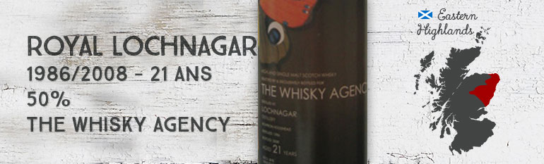 Royal Lochnagar 1986/2008 – 21yo – 50% – The Whisky Agency Butterflies