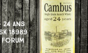 Cambus 1986/2010 - 24yo - 52,7 % - cask 18989 - Bladnoch Forum