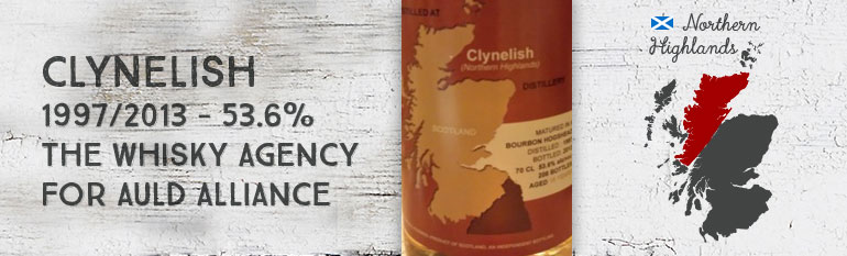 Clynelish 1997/2013 – 15yo – 53,6 % – The Whisky Agency for Auld Alliance