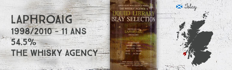 Laphroaig 1998/2010 – 11yo – 54,5 % – The Whisky Agency Liquid Library