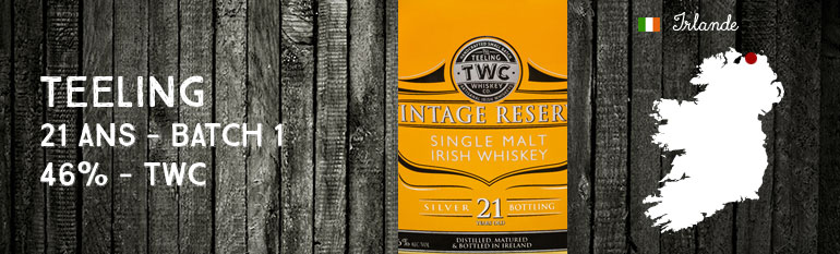 Teeling 21yo – Reserve Sauternes Finish – 46 %