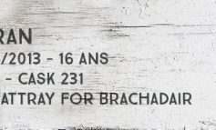Arran 1996/2013 - 16yo – 53 % - Cask 231 - A.D. Rattray for Brachadair
