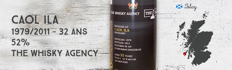 Caol Ila 1979/2011 – 32yo – 52 % – The Whisky Agency with The Nectar