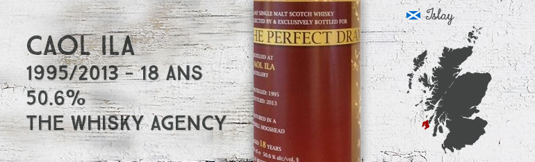 Caol Ila 1995/2013 – 18yo – 50,6 % – The Whisky Agency – The Perfect Dram