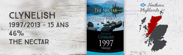 Clynelish 1997/2013 15yo – 46 % – The Nectar – The Nectar of the Daily Dram