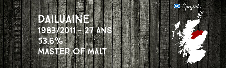 Dailuaine 1983/2011 – 27yo – 53,6 % – Master of Malt 