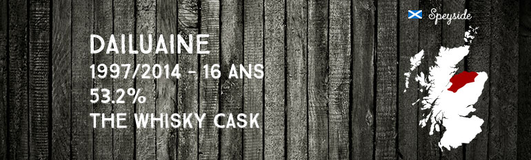 Dailuaine – 1997/2014 – 16yo – 53,2% – The Whisky Cask