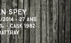 Glen Spey 1986/2014 - 27yo -  52,5 % - Cask 1982 - Dewar Rattray