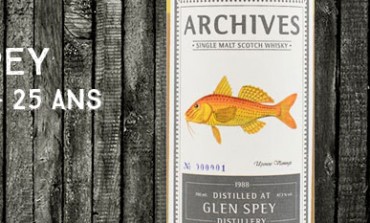 Glen Spey - 1988/2014 - 25yo - 47,3 % - Cask 356079 - Archives Fishes of Samoa