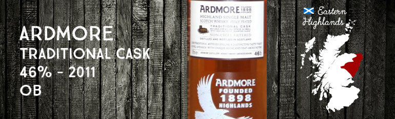 Ardmore Traditional Cask – 46 % – OB – 2011