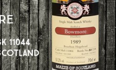 Bowmore 1989/2011 - 51,2 % - Cask 11004 - Malts of Scotland