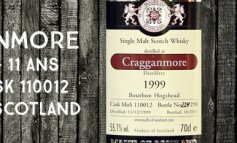 Cragganmore 1999/2010 - 11yo - 55,1 % - Cask 110012 -  Malts of Scotland