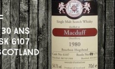 MacDuff - 1980/2011 - 30yo - 54,1 % - Cask 6107 - Malts of Scotland Bourbon hogshead