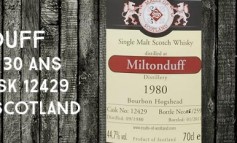 Miltonduff 1980/2011 - 30yo - 44,7 % - Cask 12429 - Malts of Scotland 