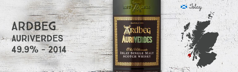 Ardbeg Auriverdes – 49,9 % – OB – 2014