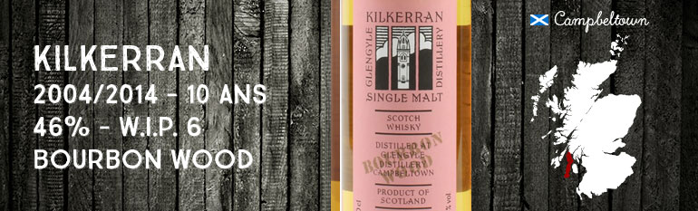 Kilkerran – Glengyle – 2004/2014 – 10yo – 46 % – OB – Work in Progress 6th Release – Bourbon Wood