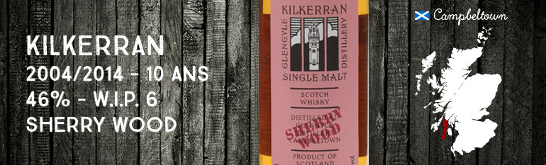Kilkerran – Glengyle – 2004/2014 – 10yo – 46 % – OB – WIP 6th Release –  Sherry Wood