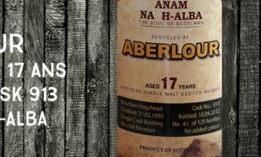 Aberlour - 1995/2012 - 17yo - 60,6 % - Cask 913 - Anam Na H-Alba