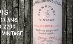 Ben Nevis - 1993/2011 - 17yo - 46% - Cask 2700 - Signatory Vintage Un-Chillfiltered Collection