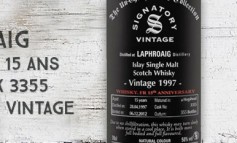 Laphroaig 1997/2012 - 15yo - Cask 3355 - 50 % - Signatory Vintage for whisky.fr 15th Anniversary