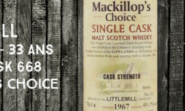 Littlemill - 1967/2000 - 33yo - 49,1 % - cask 668 - MacKillop's Choice