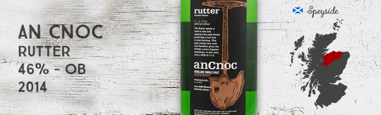 An Cnoc – Rutter – 46 % – OB Peated – 2014