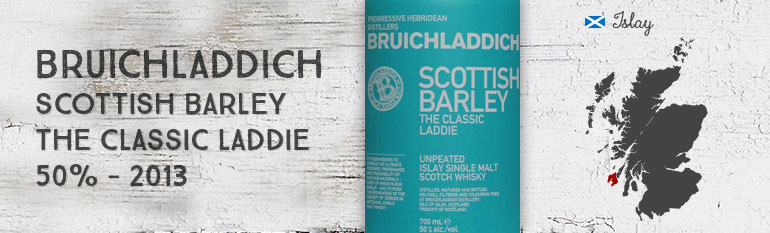 Bruichladdich – Scottish Barley – The Classic Laddie – 50% – OB – 2013