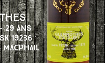 Glenrothes 1978/2008 - 29yo – 59,9 % - Cask 19236 - Gordon & Macphail Reserve