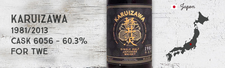 Karuizawa – 1981/2013 – Cask 6056 –  60,3% – Number One Drinks Ltd for The Whisky Exchange