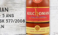 Kilchoman - 2008/2014 - 5yo - 54,9% - Cask 577/2008 - PX Finish - Embouteillé pour WIN 10th release