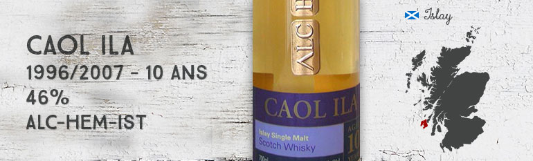 Caol Ila – 1996/2007 – 10yo – 46% – Alc-hem-ist 