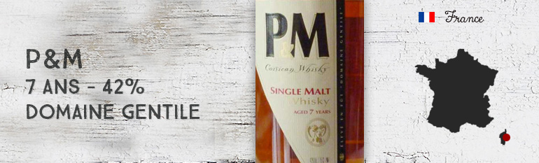 P&M – 7yo – 42% – Domaine Gentile