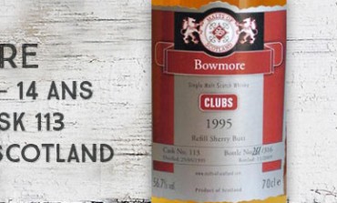 Bowmore - 1995/2009 - 14yo - 56,7% - Cask 113 - Malts of Scotland Maltisten-Westfalen Clubs 01