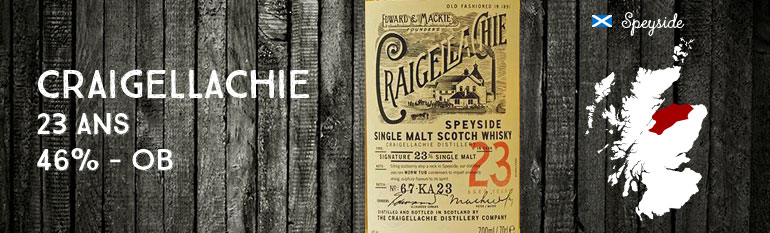 Craigellachie – 23yo – 46% – OB – 2014