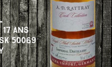 Imperial - 1995/2013 - 17yo - 52,6% - Cask 50069 - A.D. Rattray for Alba Import 