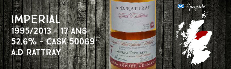 Imperial – 1995/2013 – 17yo – 52,6% – Cask 50069 – A.D. Rattray for Alba Import 