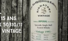 Imperial - 1995/2011 - 15yo - 46 % - Cask 50310+50311 - Signatory Vintage Un-Chillfiltered Collection