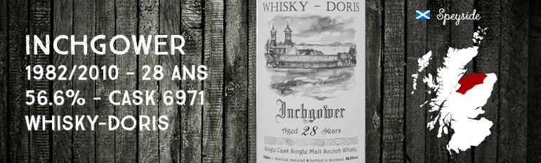 Inchgower 1982/2010 – 28yo – 56,6 % – Cask 6971 – Whisky-Doris