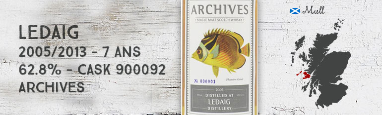 Ledaig – 2005/2013 – 7yo – 62,8 % – Cask 900092 – Archives – The Fishes of Samoa